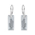 Серебряные серьги "Augošais Kristāls II" с кристаллами Swarovski™